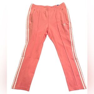 Adidas Womens Pink Elastic Waist Stretch Activewear Pants Size 1X Slim Fit NWT